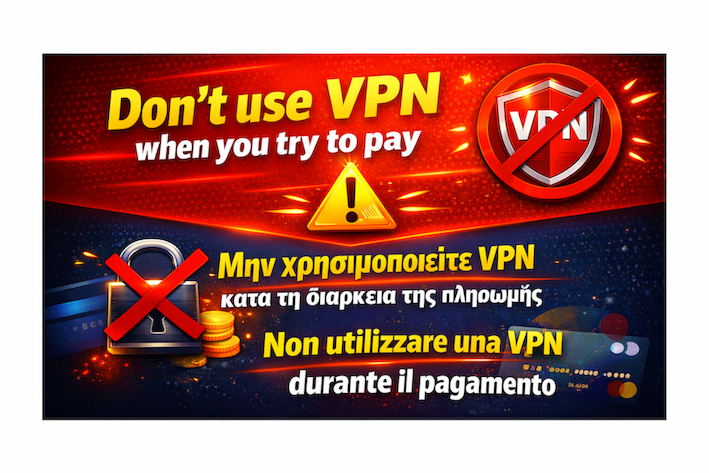 VPN Warning